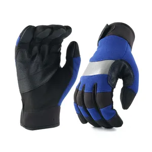Gants d'équitation de moto de qualité supérieure Offre Spéciale Anti-vibration Protection des mains gants de mécanicien personnaliser Logo en gros - Product Image 1