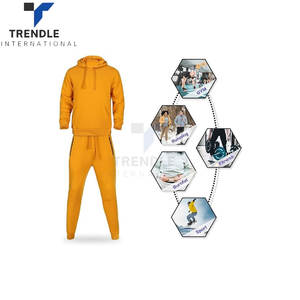 Survêtement pour homme 2 pièces Sweat-shirt à manches longues Pull à capuche Athlétique Décontracté Jogging avec poches Entraînement Course à pied Entraînement Uni - Product Image 3