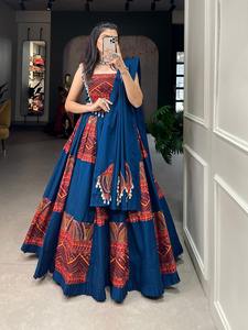 Lehenga Choli de Fab Zone Kodi, dernier créateur en pur coton imprimé, fonctionne pour les vêtements indiens et pakistanais - Product Image 3