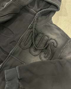 Survêtement zippé surdimensionné pour homme OEM personnalisé de haute qualité 100% 65% coton 35% polyester (polaire) 280 à 300 GSM - Product Image 4