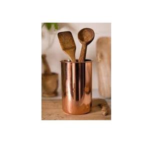 100% Real <b>Metal</b> Spoon <b>Holder</b> Kitchenware & Tabletop Hammered and Best Quality Copper Spoon <b>Holder</b> for Sale - Product Image 6
