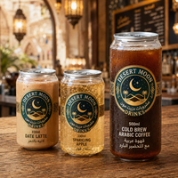 Bouteilles en plastique personnalisées AT PACK USA avec couvercle facile à ouvrir pour thé glacé, jus, soda, café et boissons froides