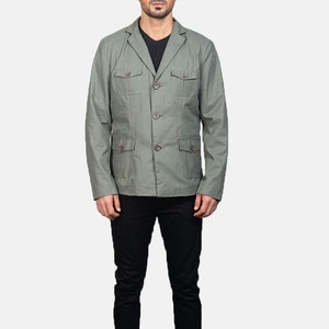 Chaquetas de Lona Estilo Safari Hechas a Medida, Soluciones de Ropa Personalizada de Fábrica al por Mayor, Calidad Premium, Toques de Diseño Únicos, 100% Algodón - Product Image 1