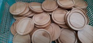 Posavasos de bambú portavasos mantel de material de bambú 100% mantel ecológico posavasos de madera cena Vietnam utensilios de cocina - Product Image 2