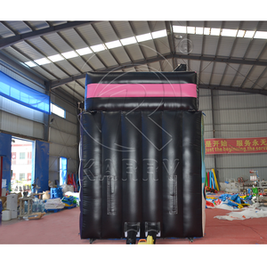สไลเดอร์น้ำเป่าลมเชิงพาณิชย์สำหรับดีเจ พร้อมสระน้ำ PVC ขนาดใหญ่ บ้านลมสำหรับจัดงานในร่มและกลางแจ้ง - Product Image 5