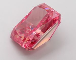 เพชรทรงเรเดียนต์คัท 10.53 กะรัต สีแดงสดแบบแฟนซี ผลิตในห้องปฏิบัติการด้วยเทคนิค CVD ได้รับการรับรองจาก IGI สำหรับงานออกแบบเครื่องประดับตามสั่ง - Product Image 4