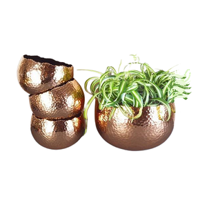 กระถางปลูกต้นไม้ทองเหลืองชุบทอง คุณภาพดีที่สุด ขนาดและรูปทรงตามสั่ง สำหรับขายส่ง - Product Image 6