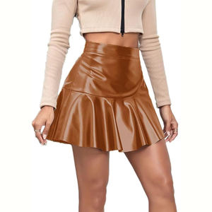 คอลเลคชั่นกระโปรงหนังลำลองสำหรับเด็กผู้หญิง2024พร้อมเข็มขัดปักลายระบายอากาศได้ดีดีไซน์ล่าสุดราคาสมเหตุสมผล - Product Image 1