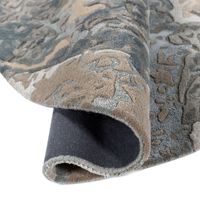 Z&H Home Hochwertiger Handgetufteter Baumwollteppich mit Schlingenstruktur, Rechteckig, Plüschig, Modern, für Innen- und Außenbereich, Haustierfreundlich