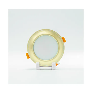 Downlight LED de aluminio de 5W con borde dorado, Chip COB antideslumbrante delgado para oficina en casa, minimalista moderno de TLC Vietnam - Product Image 4