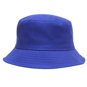 Sombreros de Pescador de Algodón al por Mayor, Visera de Ocio, Logotipo Personalizado Bordado, Color Sólido, Diseño en Blanco, Sombrero de Cubo para Mujer - Product Image 1