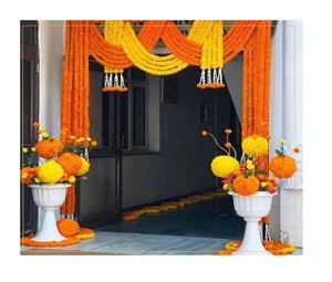 Guirnalda colgante de flores artificiales, cadena de Torán para boda, oficina, casa, fiesta de cumpleaños, boda, compromiso, evento de Navidad, decoración - Product Image 1