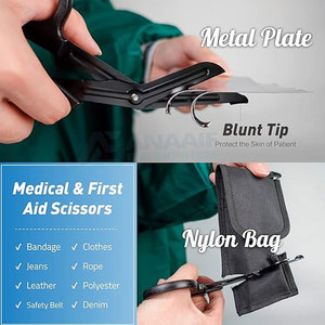 Tijeras de utilidad médica personalizadas profesionales, fuente de alimentación Manual, tijeras de vendaje de acero, base de instrumento quirúrgico - Product Image 4