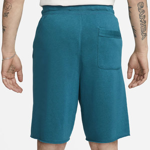 Streetwear vintage pour hommes, short de survêtement à imprimé délavé à l'acide, décontracté, été, coton, cargo, cordon de serrage, bas en maille, quotidien, teint uni - Product Image 2