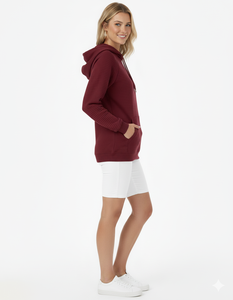 Sudadera con capucha de algodón 100% de la mejor calidad para mujer, ropa de Otoño/Invierno, tela cómoda y suave, Impresión de logotipo hecha a medida - Product Image 5