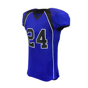 Ensemble de maillot de football américain blanc à col en V, pantalon rembourré rouge 24, vêtements de sport pour hommes adultes, coupe régulière, manches courtes - Product Image 5