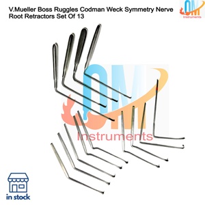 ชุดเครื่องมือถ่างเส้นประสาท 13 ชิ้น ยี่ห้อ V. Mueller Boss Ruggles Codman Weck Symmetry ผลิตจากเหล็กกล้าไร้สนิมเกรดทางการแพทย์ ได้รับการรับรองมาตรฐาน CE - Product Image 6