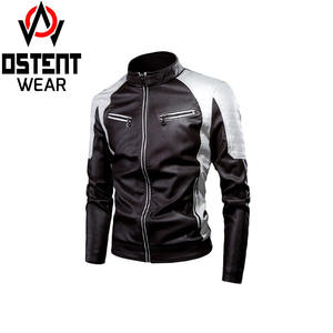 Chaqueta de Cuero de Piel de Oveja para Hombre, Hecha a Medida, Estilo Urbano, Cuello Alto, Resistente al Viento, Otoño Invierno 2024, Venta al Por Mayor - Product Image 2