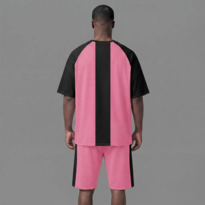 Conjunto de Pantalones Cortos Deportivos de Alta Calidad, 100% Algodón, Estampados, Tallas Grandes, Transpirables, Corte Regular, Logotipo Personalizable, Color Sólido para Hombre - Product Image 3