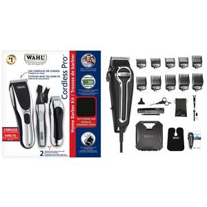 Kit de Barbier Professionnel Sans Fil pour la Coupe de Cheveux à Domicile, Tondeuse Électrique pour Hommes, Kit de Toilettage, Rasoir à Batterie Française, US - Product Image 5