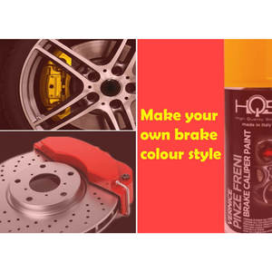 Pinza de freno roja HQS, pintura en aerosol, Producto para pulir coches - Product Image 4