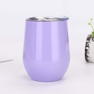 Gobelet à café professionnel en gros de 220 ml en acier inoxydable avec couvercle à poussoir pour boire directement - Product Image 3