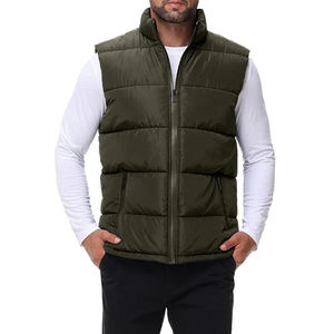 Chaqueta acolchada de poliéster y algodón 100% para hombre al por mayor, nueva chaqueta de invierno ultraligera con capucha y cuello levantado, bombardero acogedor - Product Image 1