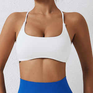 Soutien-gorge de sport à dos croisé sexy pour femmes soutien-gorge de yoga fitness dos nu respirant pour l'entraînement nouveau design - Product Image 5