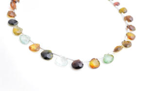 Cuentas de Turmalina Multifacética en Forma de Pera, Piedra Preciosa Natural, Piedra Preciosa para Joyería Fina - Product Image 4