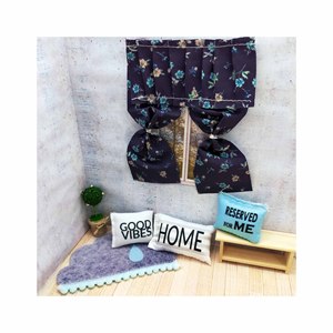 New Arrival 1:12 Miniature Dollhouse Rugs Cushions Curtains-Unisex PC Furniture Toys Part 1 of 4 - Product Image 1