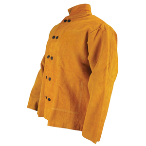 Veste de soudeur haute visibilité pour homme en similicuir respirant, grande taille - Product Image 4