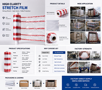 Film étirable perforé renforcé ZT Vento ----- Film d'emballage respirant pour palettes, idéal pour les fleurs, les produits frais et la logistique de la chaîne du froid