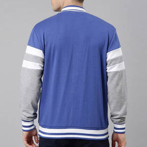 แจ็กเก็ตเลตเตอร์แมนคอตั้งของผู้ชายสำหรับฤดูหนาวระบายอากาศได้พร้อมโลโก้ด้านหน้าสินค้ามาใหม่ - Product Image 4