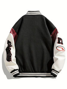 Nueva mejor calidad hecha a medida para adultos y jóvenes de béisbol Letterman Versity chaqueta Color Fleece Versity chaqueta para hombres - Product Image 6