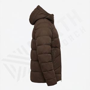 Veste matelassée pour homme, chaude, légère, coupe-vent, à capuche, doudoune, parka d'hiver, vêtement d'extérieur thermique isolé - Product Image 3
