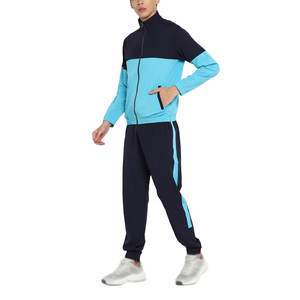 À la mode écologique respirant coton léger hiver survêtements fermeture éclair Fitness ensembles Logo impression grande taille en gros - Product Image 3