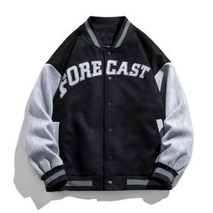 แจ็กเก็ตหนังนิ่มสำหรับผู้ชายแจ็คเก็ตเบสบอลมีกระเป๋าสีพื้นใหม่ออกแบบได้ตามต้องการ - Product Image 6