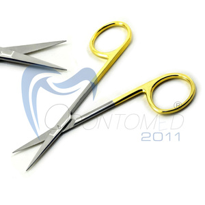 Odontomed 2011 ODM-20-61E Tijeras Quirúrgicas para Iris de Calidad de Exportación, Acero Inoxidable, 4 1/2 Pulgadas, Instrumentos Rectos Afilados - Product Image 5
