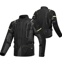 Traje de Motociclismo de Nylon para Hombre, Impermeable, Protector, Manga Larga, OEM 80g, Teñido, para Actividades al Aire Libre