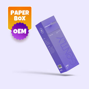 Caja de embalaje de cuidado de la piel ecológica OEM de etiqueta privada con impresión personalizada y troquelado - Product Image 2