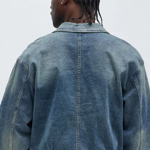 Conjunto de Mezclilla Negra de Moda de Alta Calidad al por Mayor para Hombre, Fabricantes, Conjunto Ajustado de Diseñador Personalizado para Hombre - Product Image 5