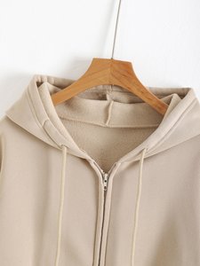 Nouveau design, sweat-shirts à fermeture éclair pour femmes, fabrication sur mesure OEM, matériau de haute qualité, couleurs personnalisées, taille, logo, coton respirant - Product Image 4