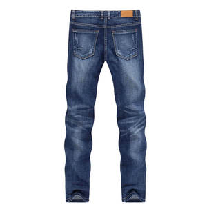Pantalones Vaqueros para Hombre al por Mayor, Pantalones Azules de Moda, Estilo Boyfriend, Pantalones Vaqueros Rotos y Desgastados, Cómodos, Servicio OEM - Product Image 2