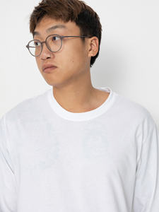 100% pur coton Satin hommes formelle col rond chemise manches longues personnalisé graphique Logo impression de haute qualité personnalisable pour les hommes - Product Image 3