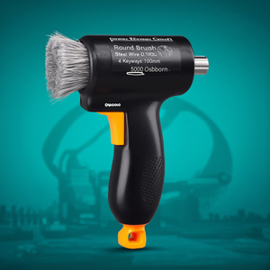 Round <b>Brush</b> D.100mm Steel Wire 4 Keyways 100mm 5000 RPM Osborn - Product Image 3