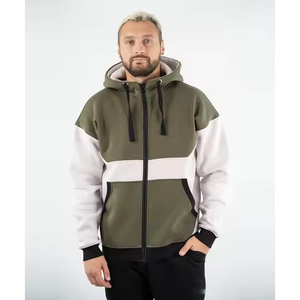 2026 New Style Unisex Zipper-Up Hoodies 100% Cotton Breathable Quick Dry Winter for OEM Custom Lightweight <b>Sweatshirts</b> - Product Image 2