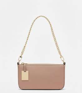 Fashionable Women PU Leather Crossbody Handbag with Detachable Chain Strap for Daily Use and Special Events - Product Image 1