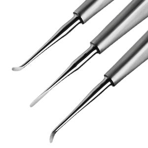 Ensemble de 3 Élévateurs de Chirurgie Dentaire Apicale Manuels en Acier Inoxydable, Ensemble d'Instruments, Base de Sécurité ISO13485, Instruments Chirurgicaux CE - Product Image 4