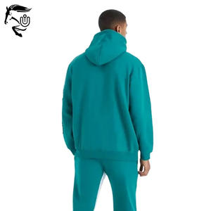 ชุดเสื้อฮู้ดกางเกงแบบเรียงซ้อนปักลายใส่สบายชุดวอร์มซักด้วยกรดเสื้อผ้าแนวสตรีทผ้าปะออกแดดขนาดใหญ่พิเศษ - Product Image 2