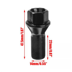 Pernos de Rueda Negros Originales OEM 36136890324 para <span class=keywords><strong>BMW</strong></span> F20 F30 F10 F15 X1 X3 X5 Z4, Tuerca de Rueda M14x1.25 para <span class=keywords><strong>Ruedas</strong></span> de 17", 18" y 19" - Product Image 6